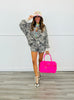 Zebra Mock Neck Sweatshirt (Reg.)