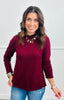 Burgundy Bliss Knit Top (Reg & Plus)