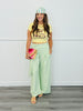 Butter Malibu Surf Graphic Baby Tee Top (Reg.)