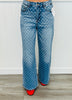Medium Denim Polka Dot Jeans (Reg.)