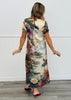 Multi Botanical Floral Maxi Dress (Reg.)