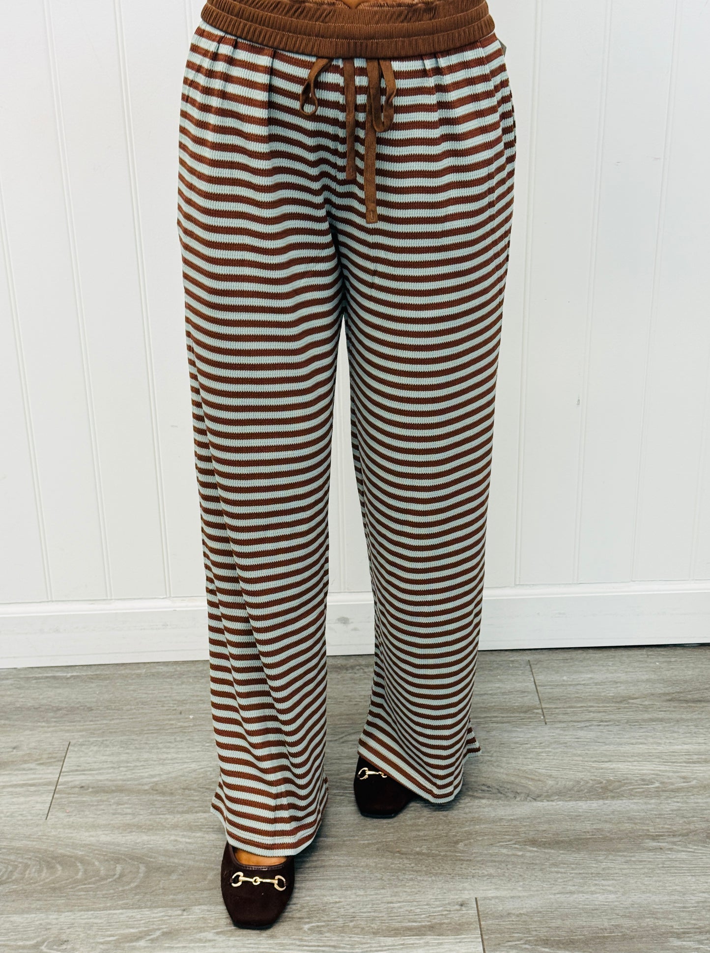 Cozy Striped Lounge Pants (Reg & Plus) - 6 Colors
