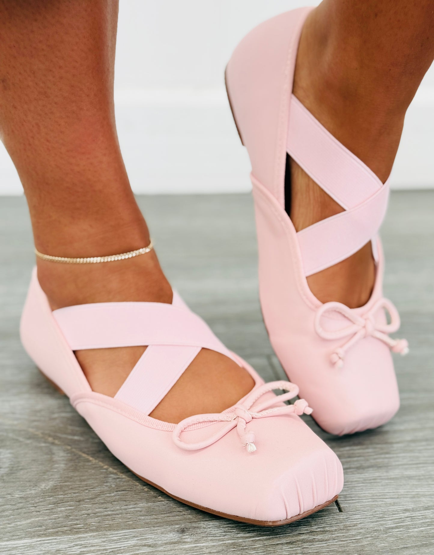 Pink On Pointe Ballet Flats