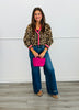 Pink Pop Leopard Cardigan (Reg & Plus)