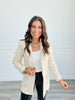 Collared 3/4 Sleeve Cuff Blazer (Reg.) - 2 Colors