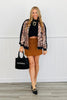 Leopard Relaxed Fit Zip Up Shacket (Reg. and Plus)