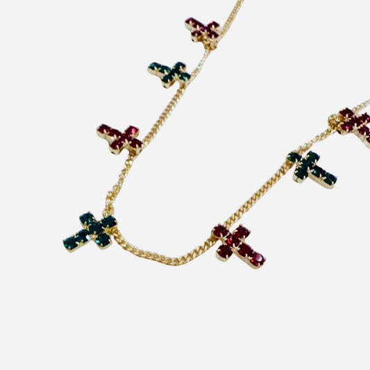 PREORDER Sarina Necklace in Light Rose Unfoiled - Tova