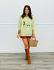 Matcha Mallard Duck Graphic Sweater Top (Reg.)
