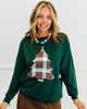 Plaid Christmas Tree Pullover (Reg. and Plus)