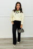 Cozy Micro Polka Dot Hoodie Top (Reg.) - 2 Colors