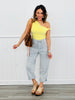 One Shoulder Fitted Top (Reg. & Plus) - 10 Colors