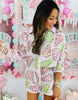 Queen Of Sparkles Pink Gingham Christmas Tree Cookies Top (Reg. & Plus)