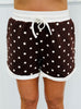 Chocolate Polka Dot Top & Shorts Set (Reg.)