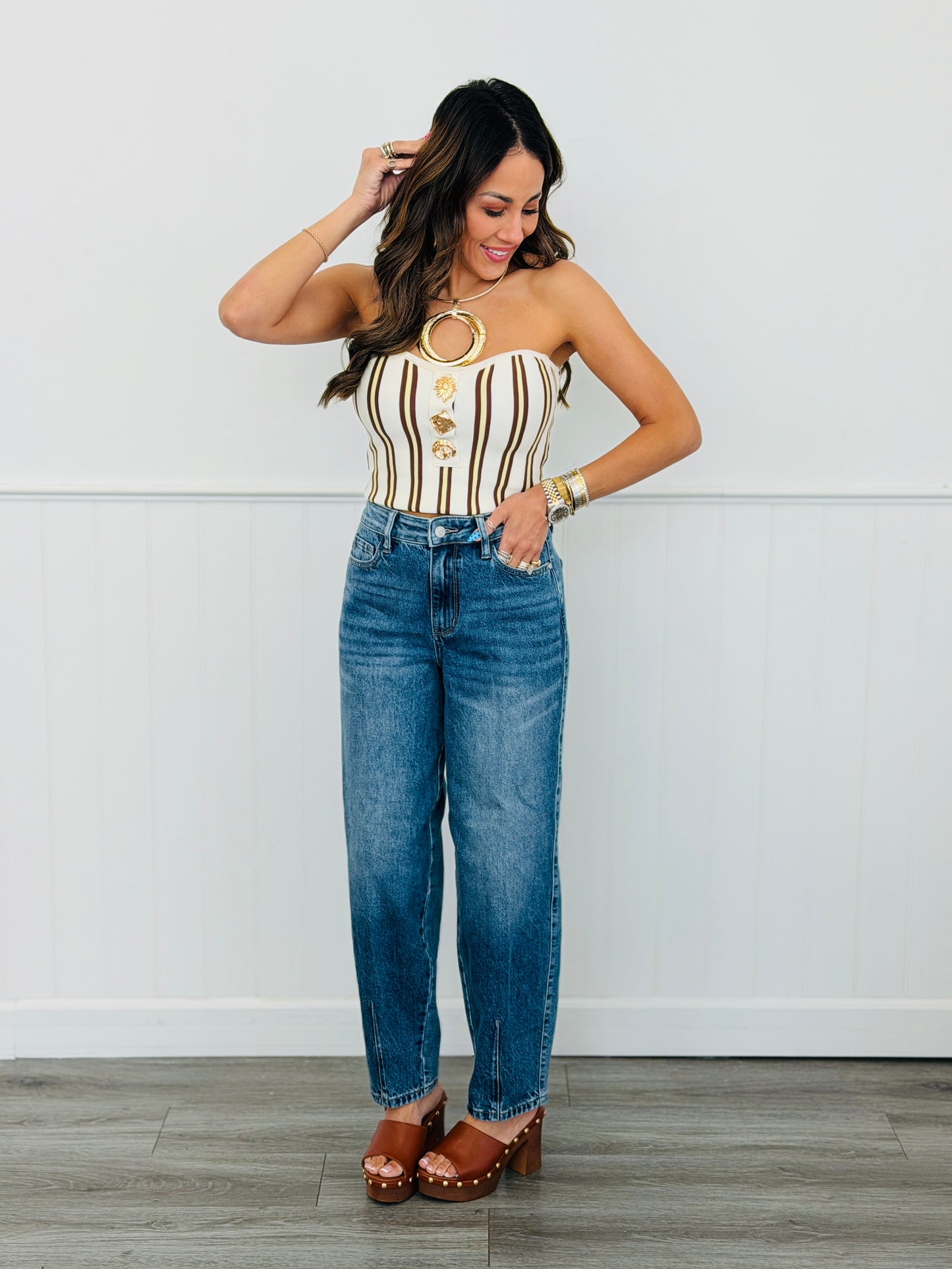 Judy Blue Boulevard Barrel Jeans (Reg. and Plus)