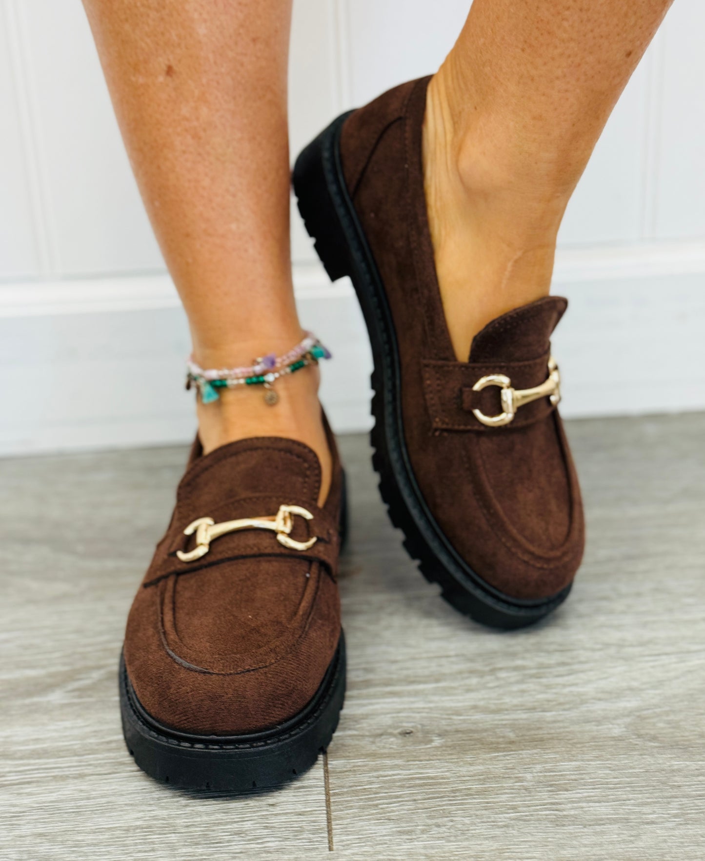 Brown Refined Edge Loafers