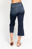 Judy Blue Always In Style Cropped Wide Leg Jeans (Reg. and Plus)