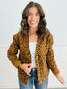 Fun In Leopard Fleece Sweater Cardigan (Reg)-2 Colors