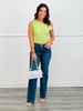Judy Blue Studded In Sweetness Straight Jeans (Reg. and Plus)