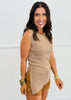 Asymmetric Action Ruched Top (Reg.)-3 Colors