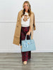 Belted Lapel Collar Trench Coat (Reg & Plus)-3 Colors