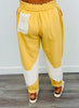 Butter Cream French Terry Lace Hoodie Top & Pants Set (Reg. & Plus)