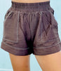 Brown Accent Stitch Shorts (Reg.)