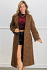 Caramel Cheetah Print Trench Coat (Reg.)