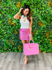Hot Pink Sequin Mini Skirt (Reg.)