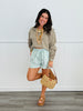 Half Zip Pullover Sweatshirt Top (Reg.)-3 Colors
