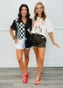 White Baseball Go Team Boxy Tee (Reg. and Plus)