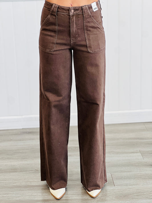Judy Blue Brownie Points Patch Pocket Jeans (Reg. and Plus)