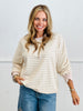 Essential Classic Striped Sweatshirt (Reg & Plus)-2 Colors