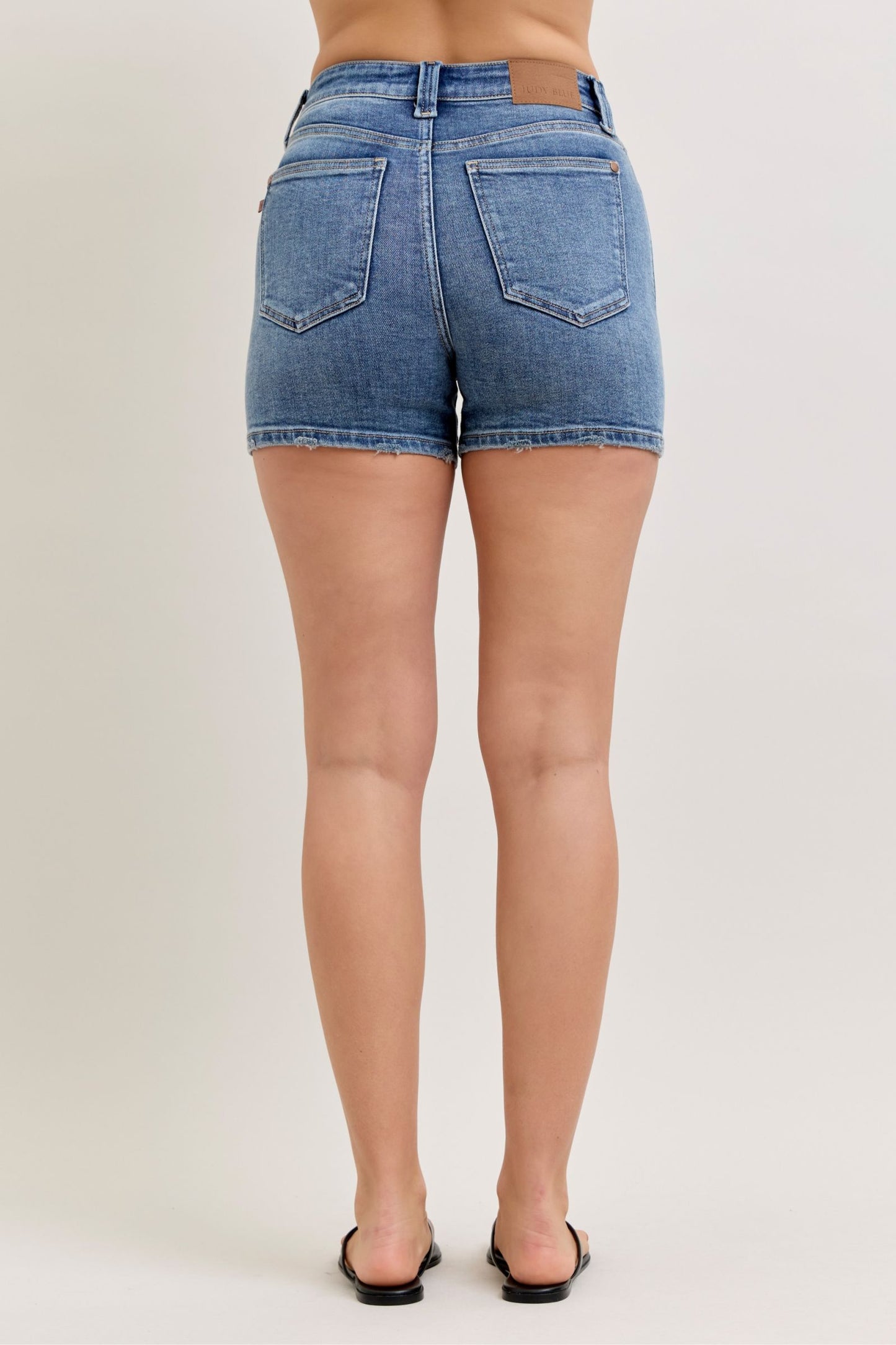 Judy Blue Coastline Classic Slim Shorts (Reg. and Plus)