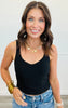 Nylon Ribbed Tank Top (Reg. and Plus) - 4 Colors