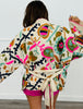 POL Natural Multi Print Kimono Jacket (Reg.)
