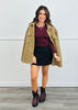 Taupe Lovely Lined Oversized Jacket (Reg & Plus)