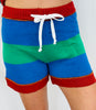 Royal Blue/Jade Sunset Stripe Sweater Set  (Reg.)