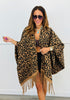 Leopard Wrapped in Style Poncho (OS)