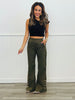 Dear Scarlett Magic Gold Button Wide Leg Pants (Reg. and Plus) - 7 Colors
