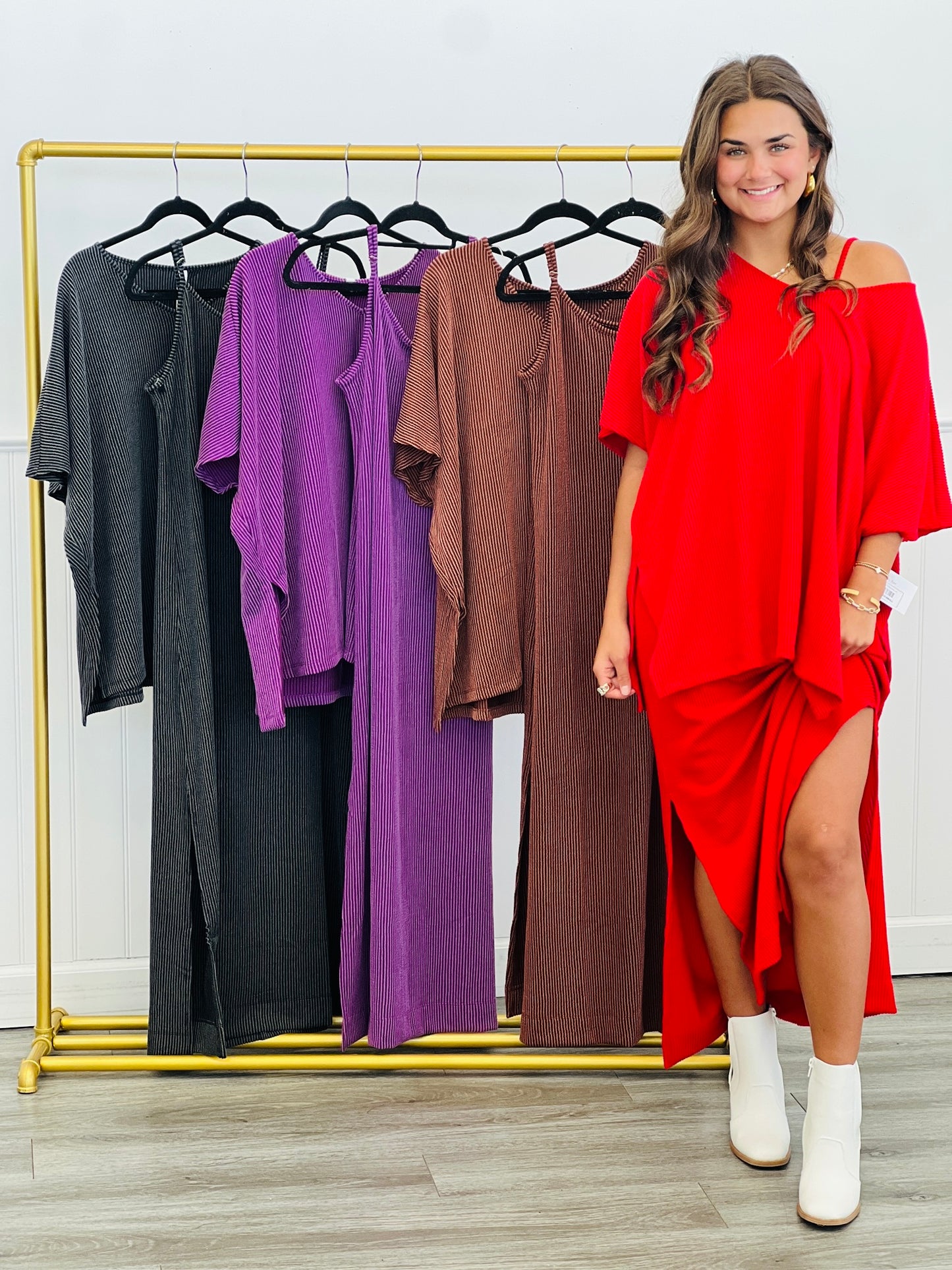 Dear Scarlett Maxi Dress and Top Set(Reg. and Plus) - 4 Colors
