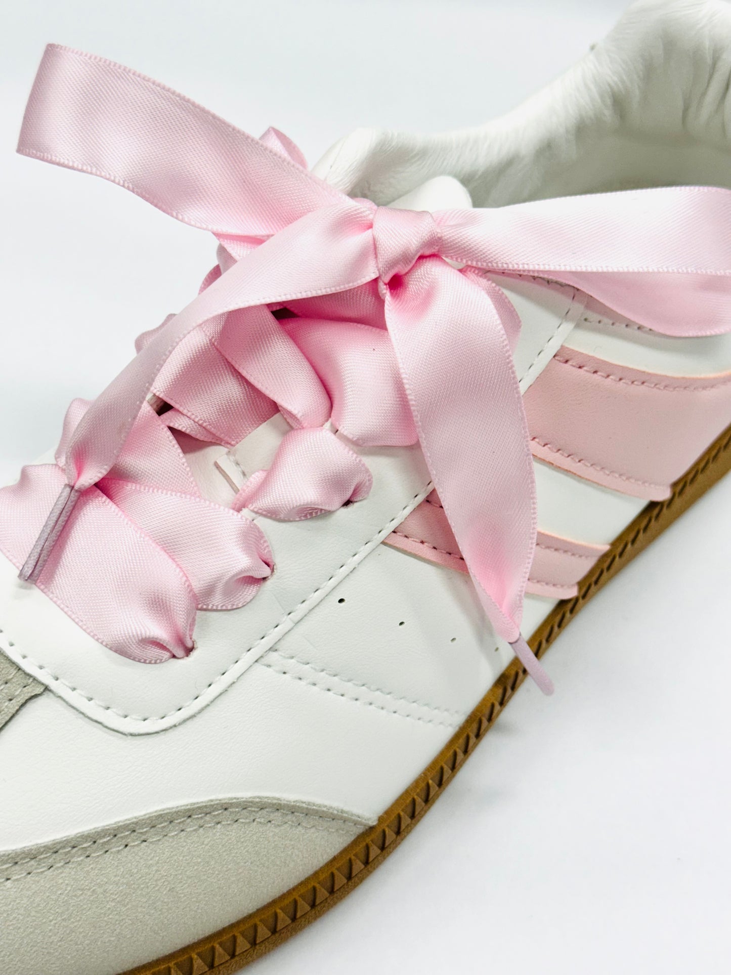 Satin Ribbon Shoelaces - 4 Colors