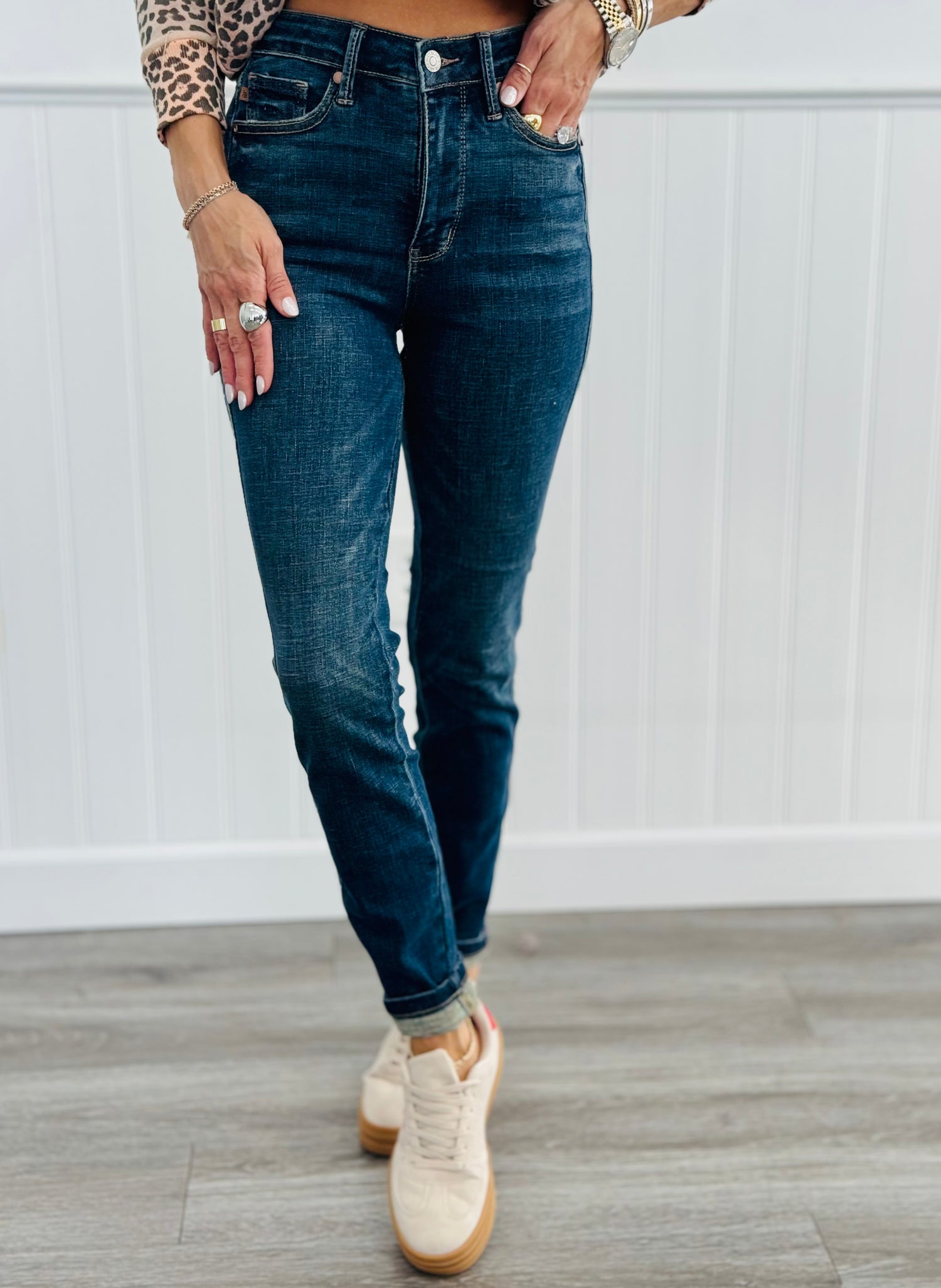 Judy Blue In The Moment Tummy Control Skinny Jeans and Plus
