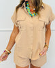 Air Flow Pleat Pockets Shirt & Shorts Set (Reg.) - 4 Colors
