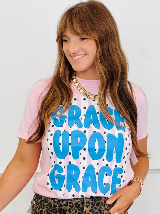 Grace Upon Grace Graphic Tee (Reg. and Plus)