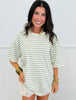 Striped Short Sleeve Top (Reg)- 2 Colors
