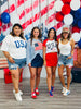 USA Flag Raglan Graphic Tee (Reg.)-2 Colors