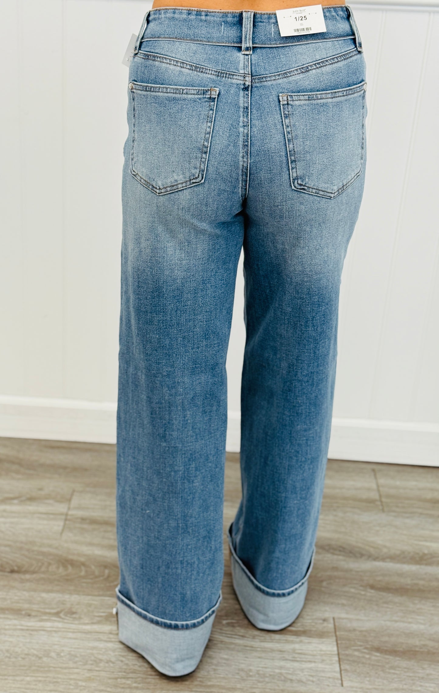 Judy Blue Frankie Fold Over Jeans (Reg. and Plus)