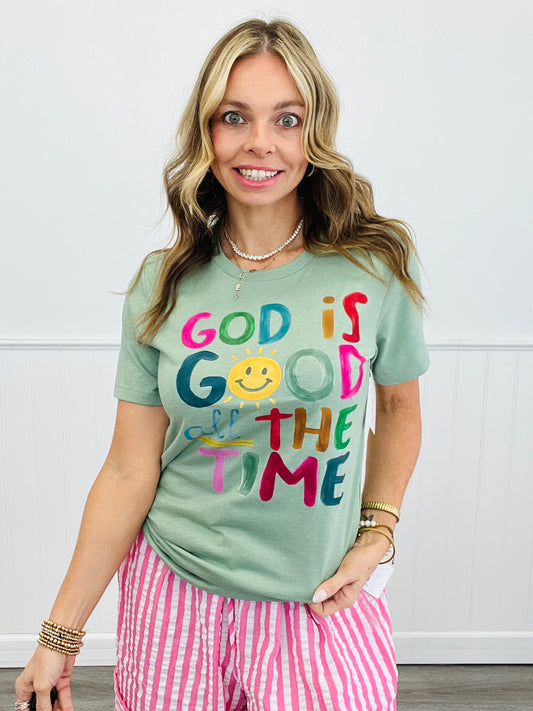 God Is Good All The Time Graphic Tee (Reg. and Plus)