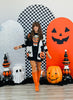 Black Spooky Halloween Sweater Cardigan (Reg & Plus)