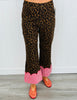 Leopard Scallop Heritage Contrast Cuff Pants (Reg)